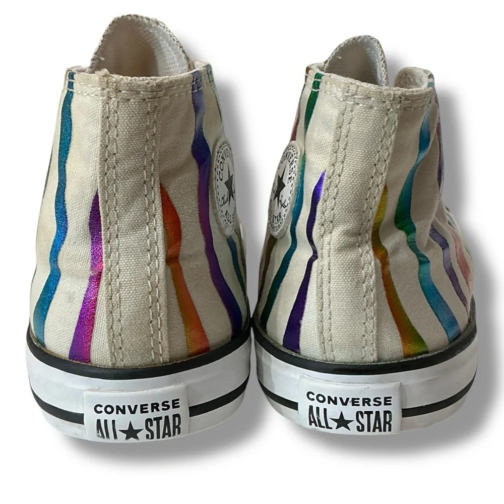 Converse Multicolor Striped Kids High-Tops Infant Size 9